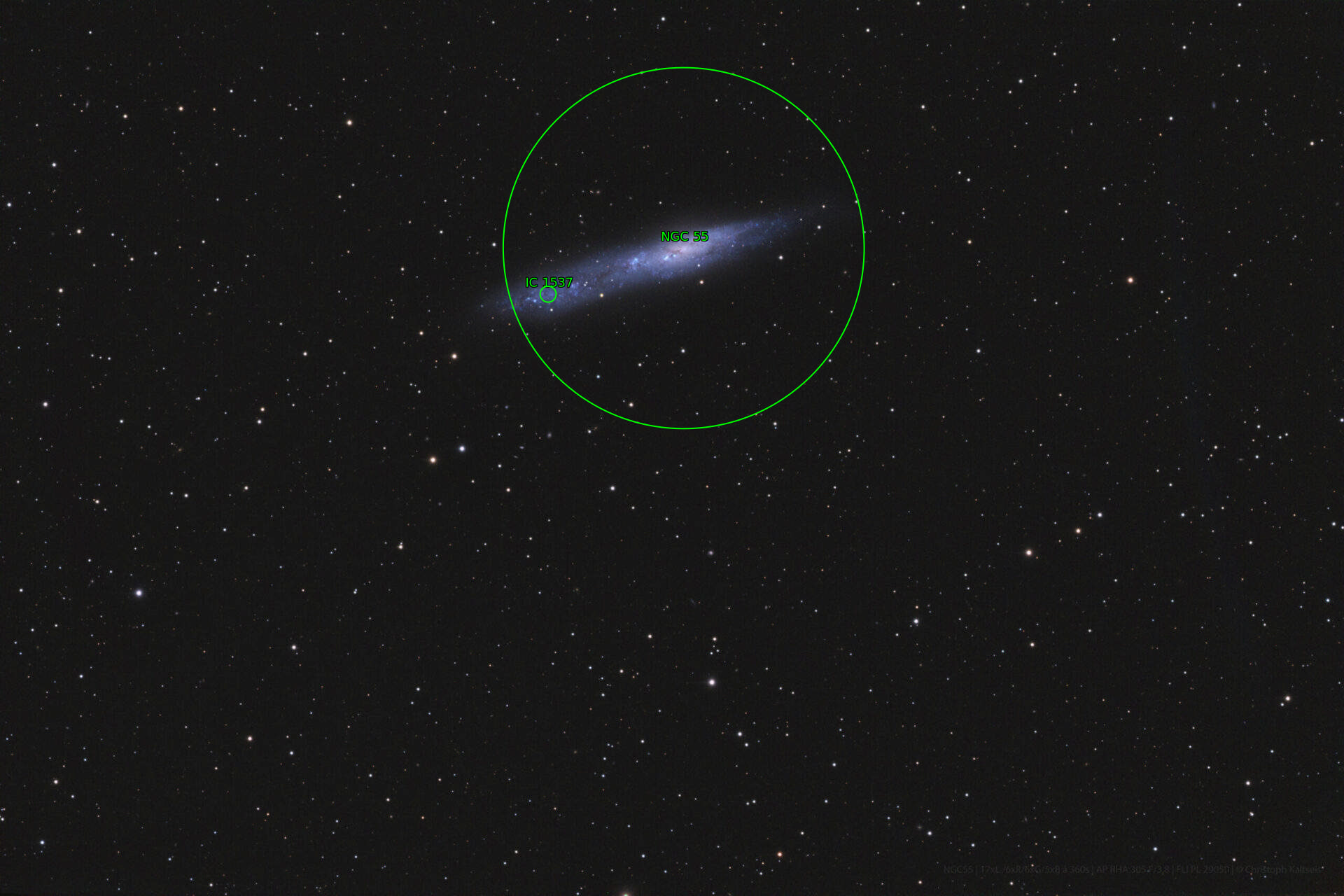 Sternkarten-Overlay (Astrometry.net)