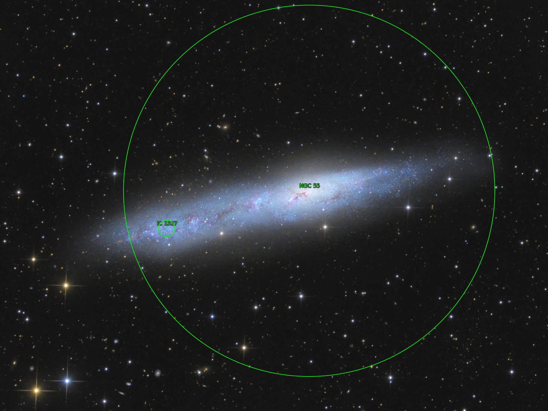 Sternkarten-Overlay (Astrometry.net)