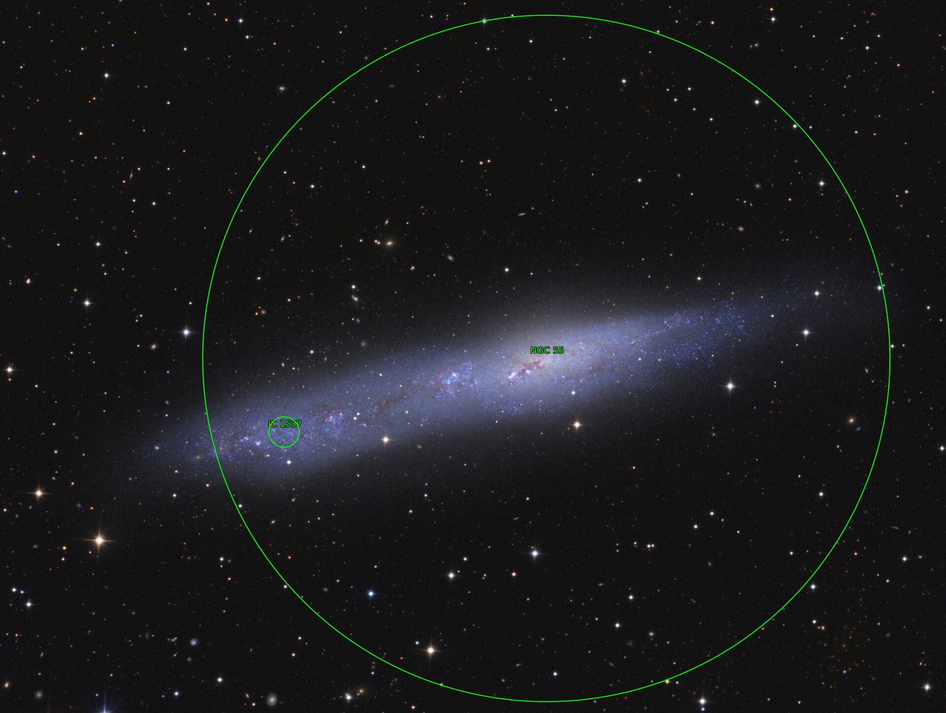 Sternkarten-Overlay (Astrometry.net)