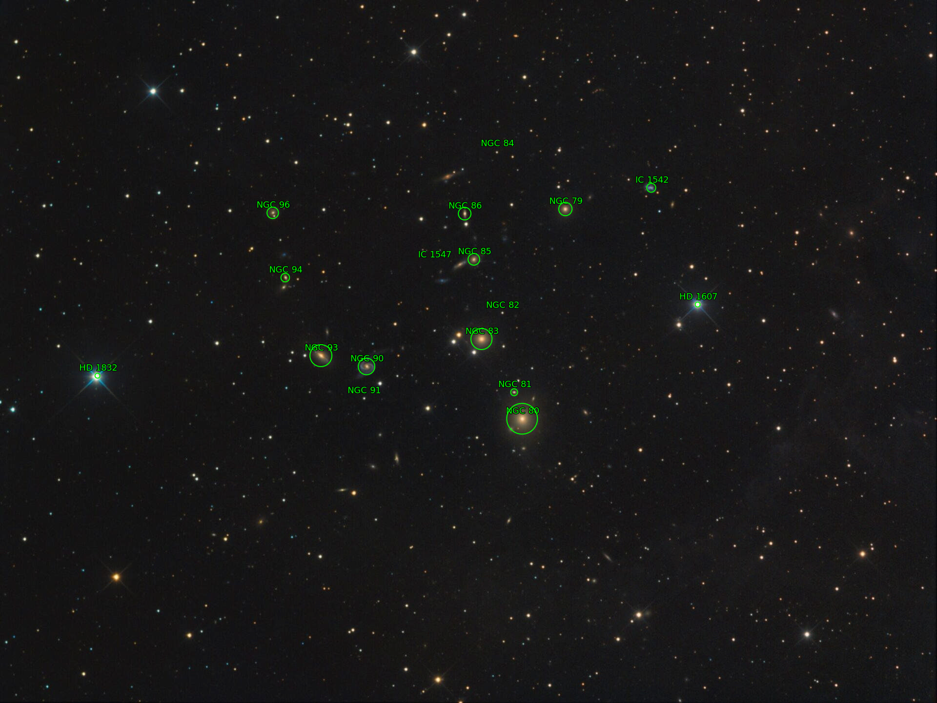 Sternkarten-Overlay (Astrometry.net)