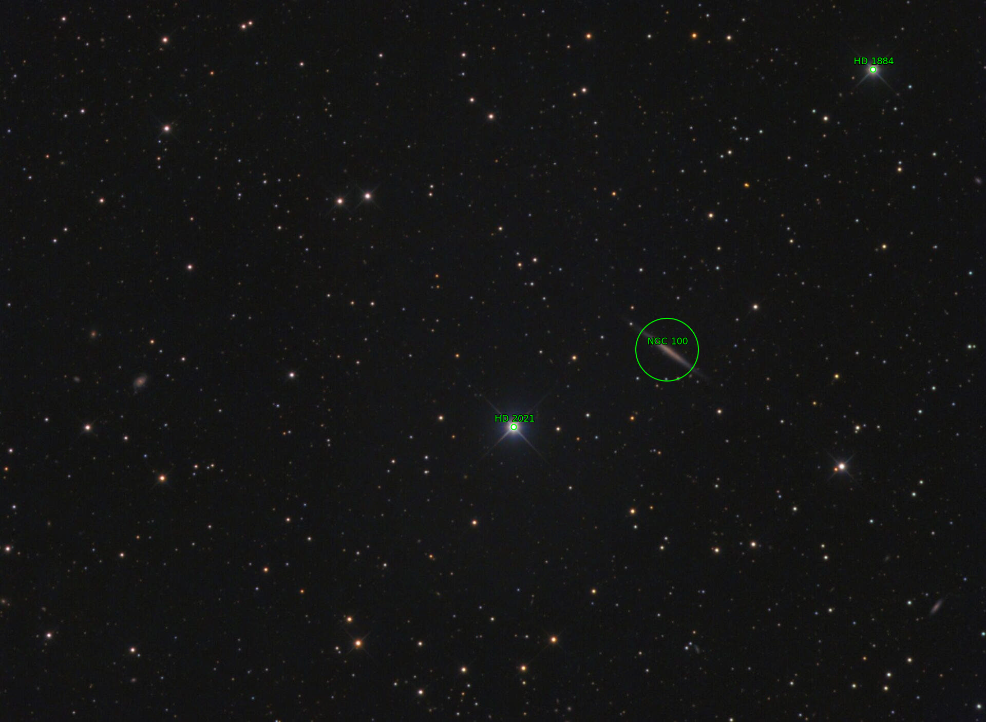 Sternkarten-Overlay (Astrometry.net)