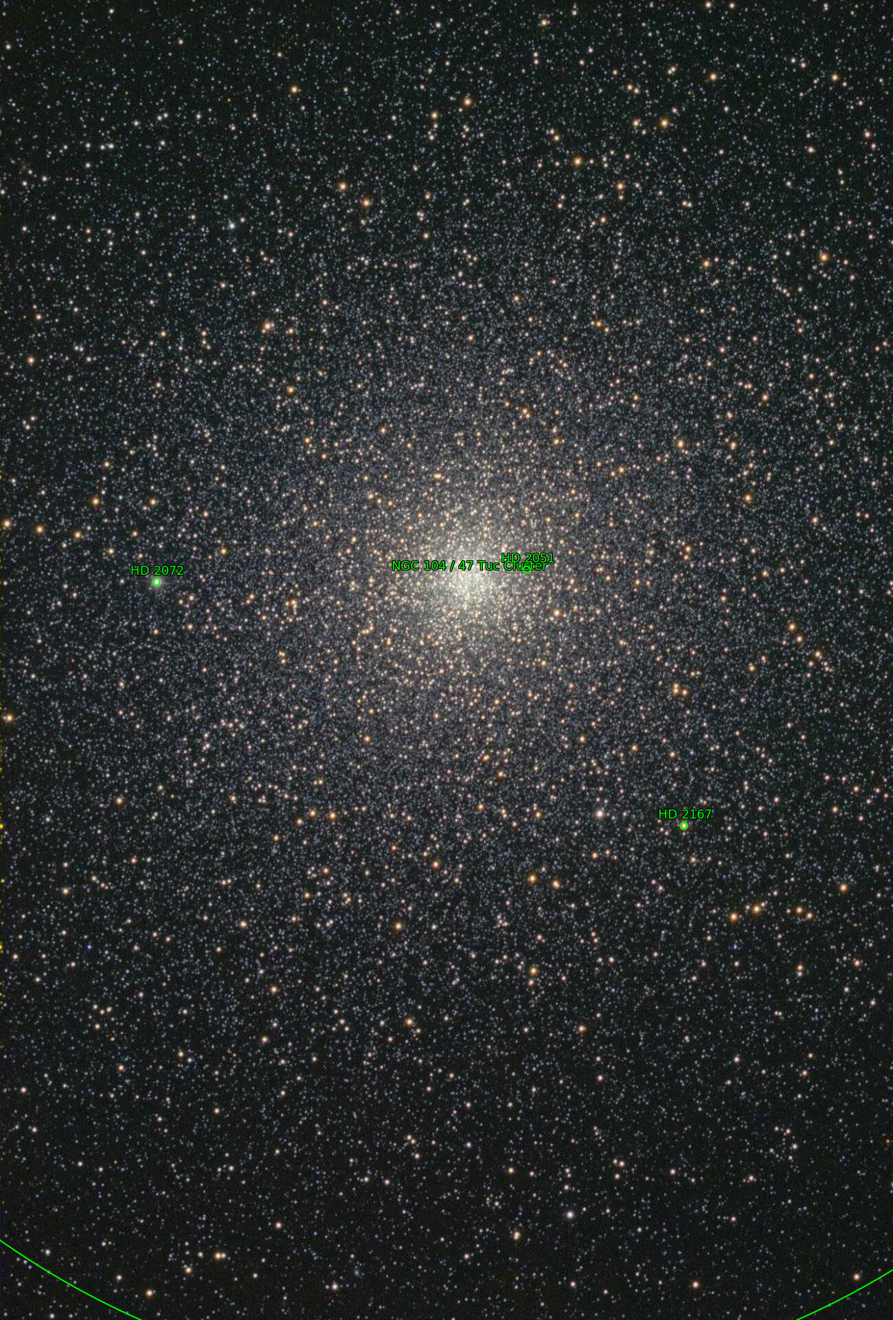Sternkarten-Overlay (Astrometry.net)