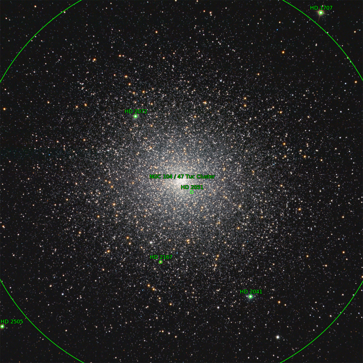 Sternkarten-Overlay (Astrometry.net)