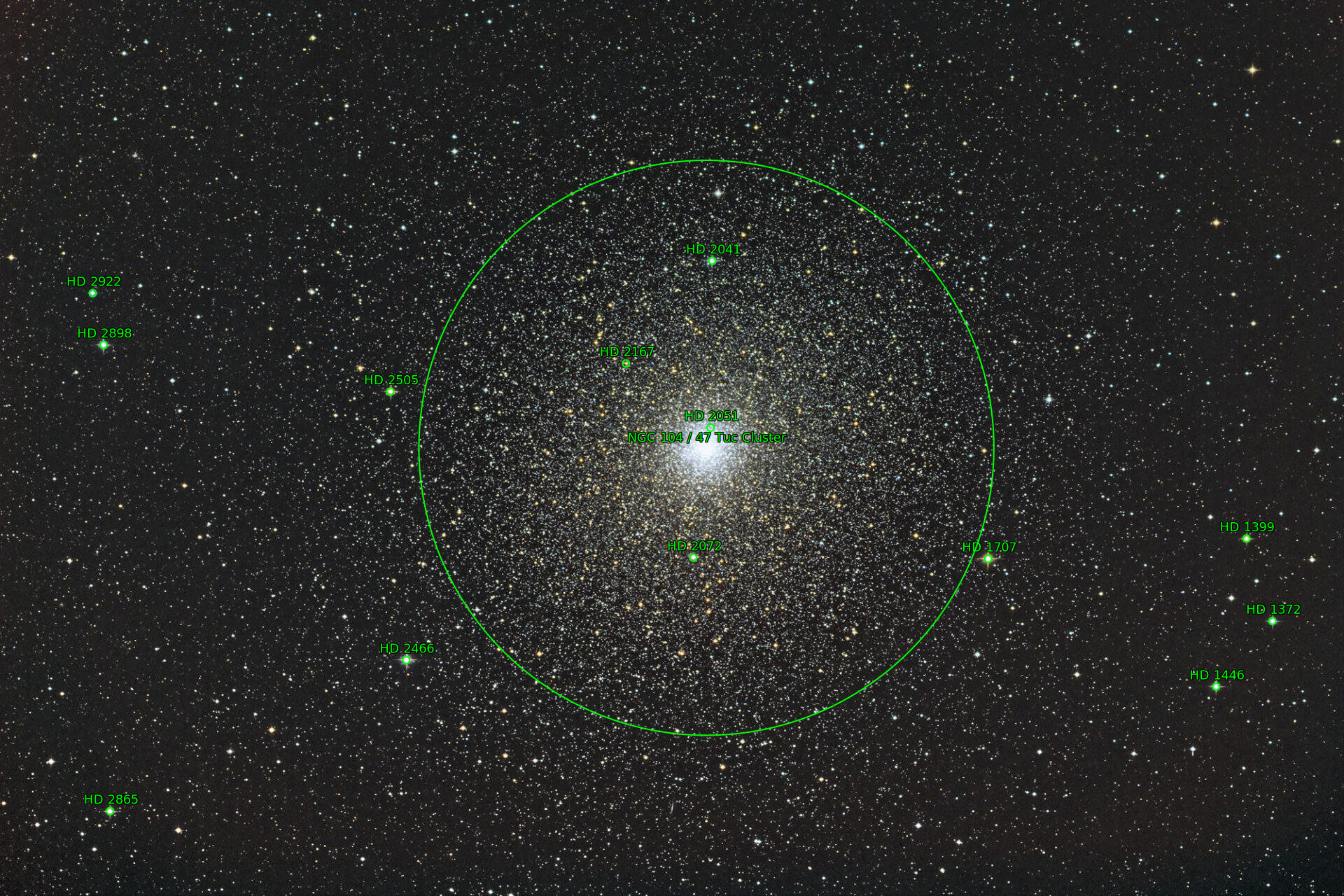 Sternkarten-Overlay (Astrometry.net)