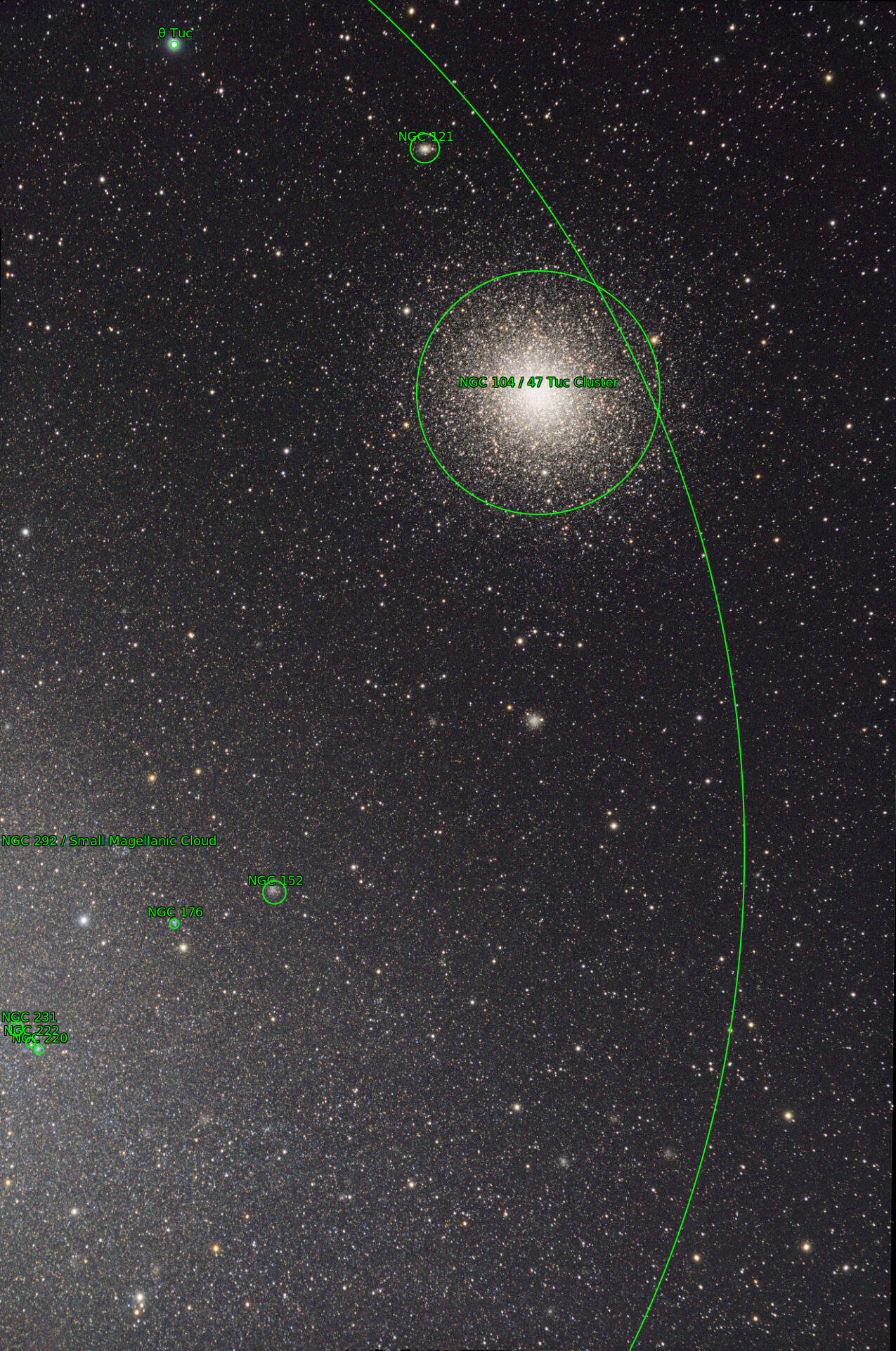 Sternkarten-Overlay (Astrometry.net)
