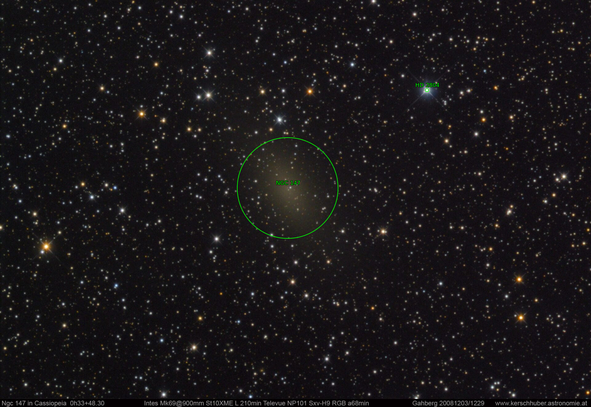 Sternkarten-Overlay (Astrometry.net)