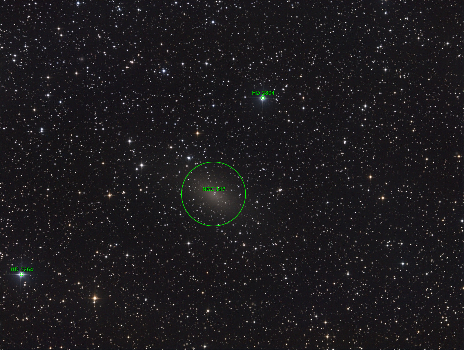Sternkarten-Overlay (Astrometry.net)