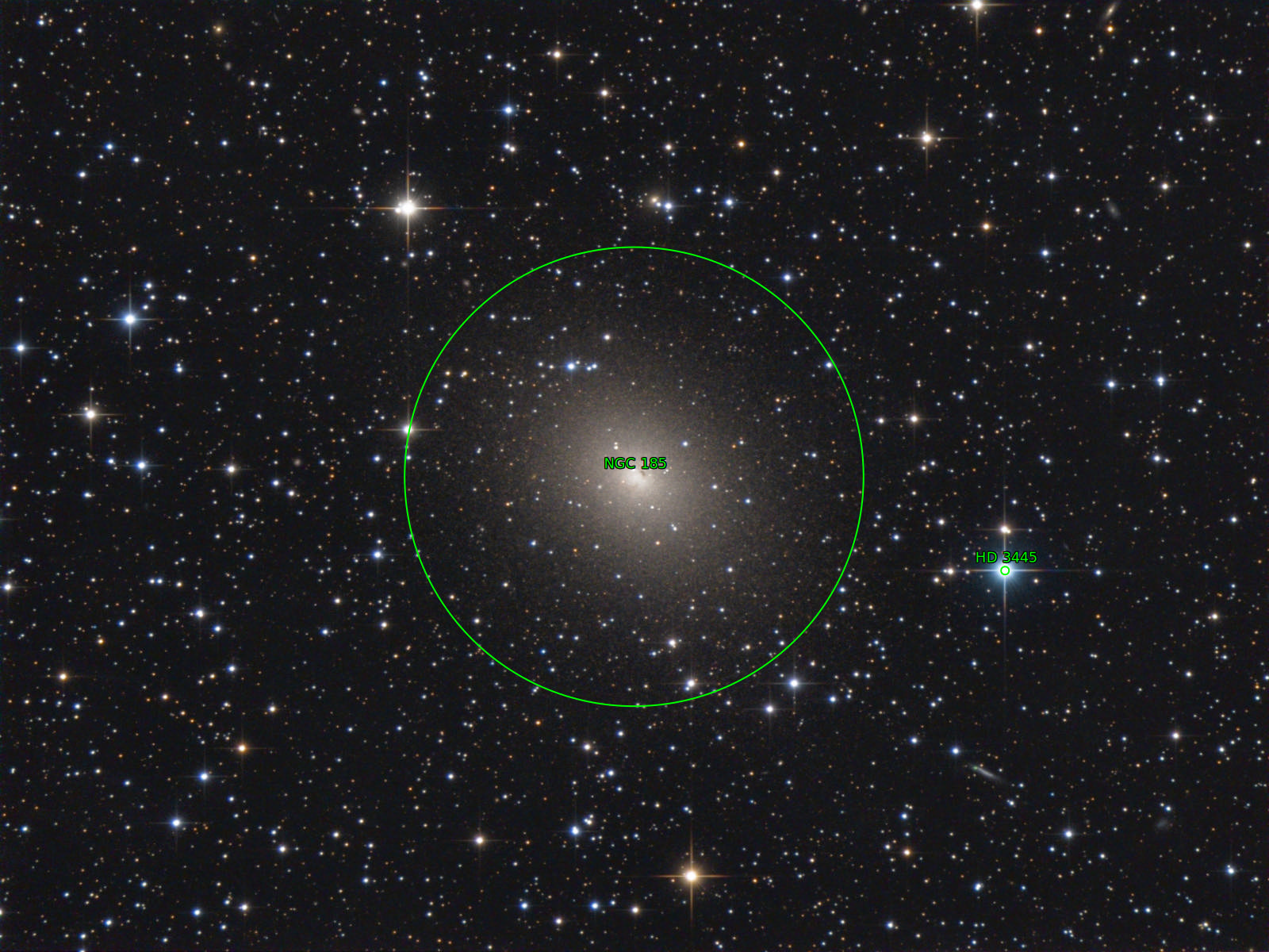 Sternkarten-Overlay (Astrometry.net)