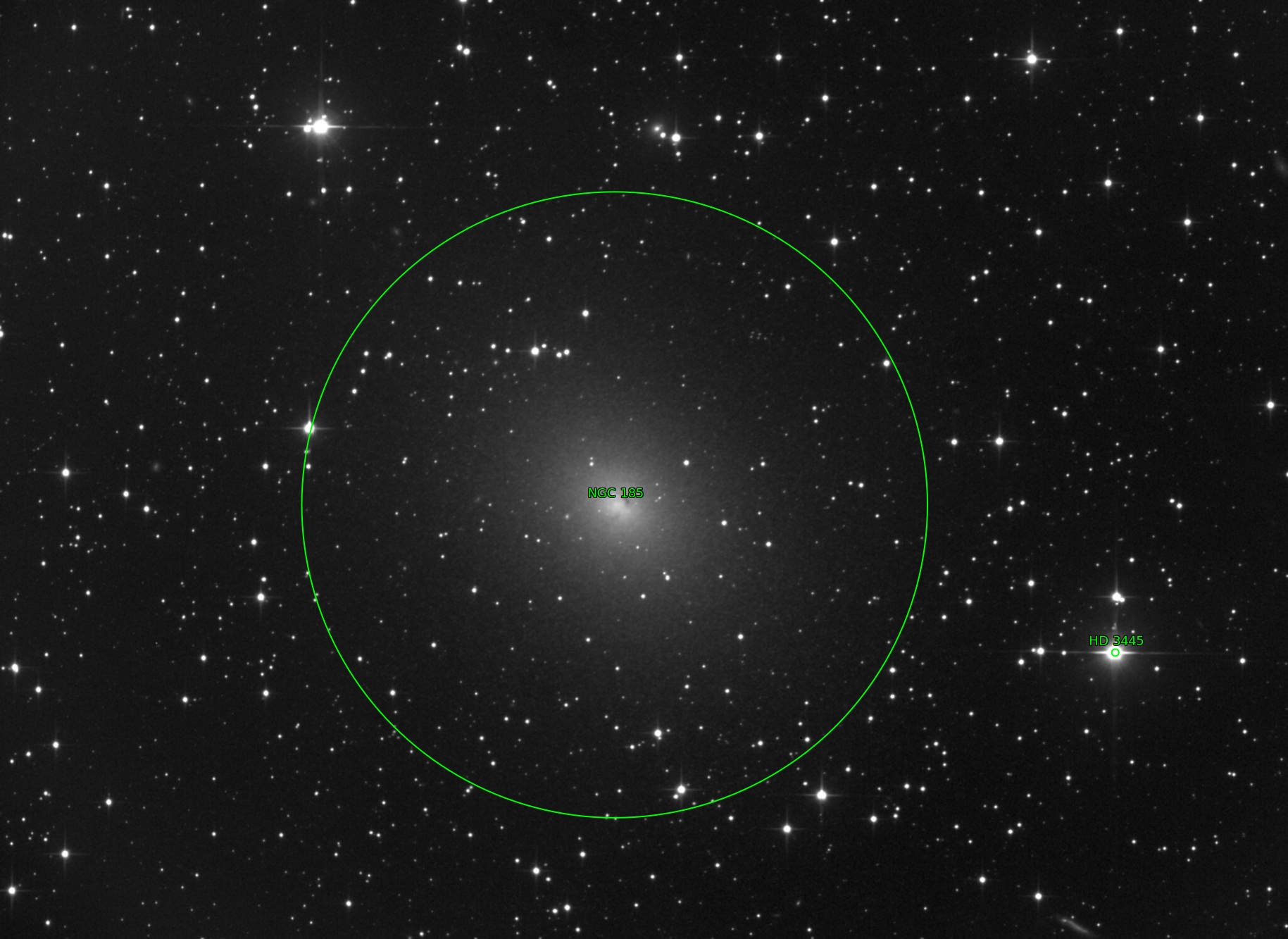 Sternkarten-Overlay (Astrometry.net)