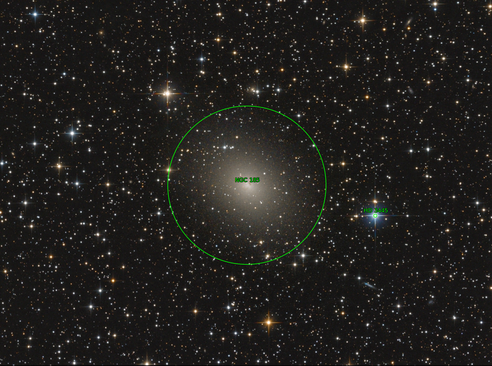 Sternkarten-Overlay (Astrometry.net)