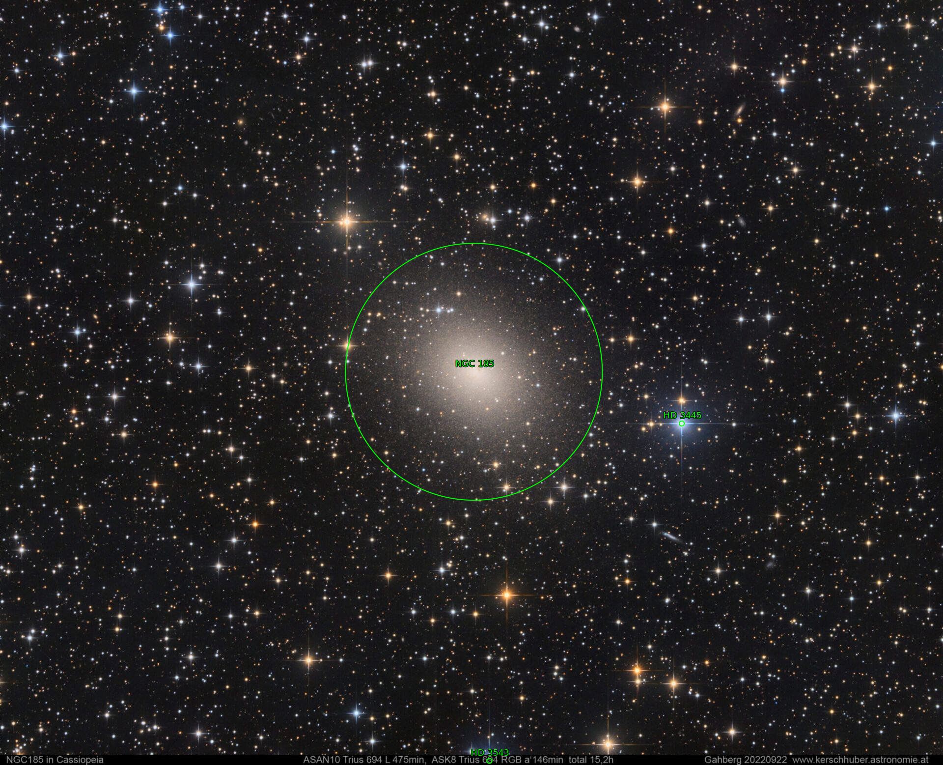 Sternkarten-Overlay (Astrometry.net)