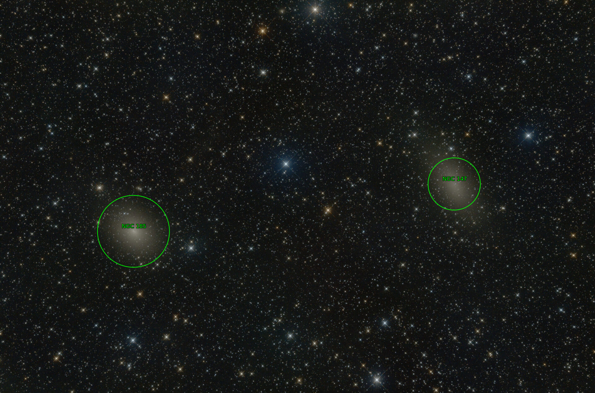 Sternkarten-Overlay (Astrometry.net)