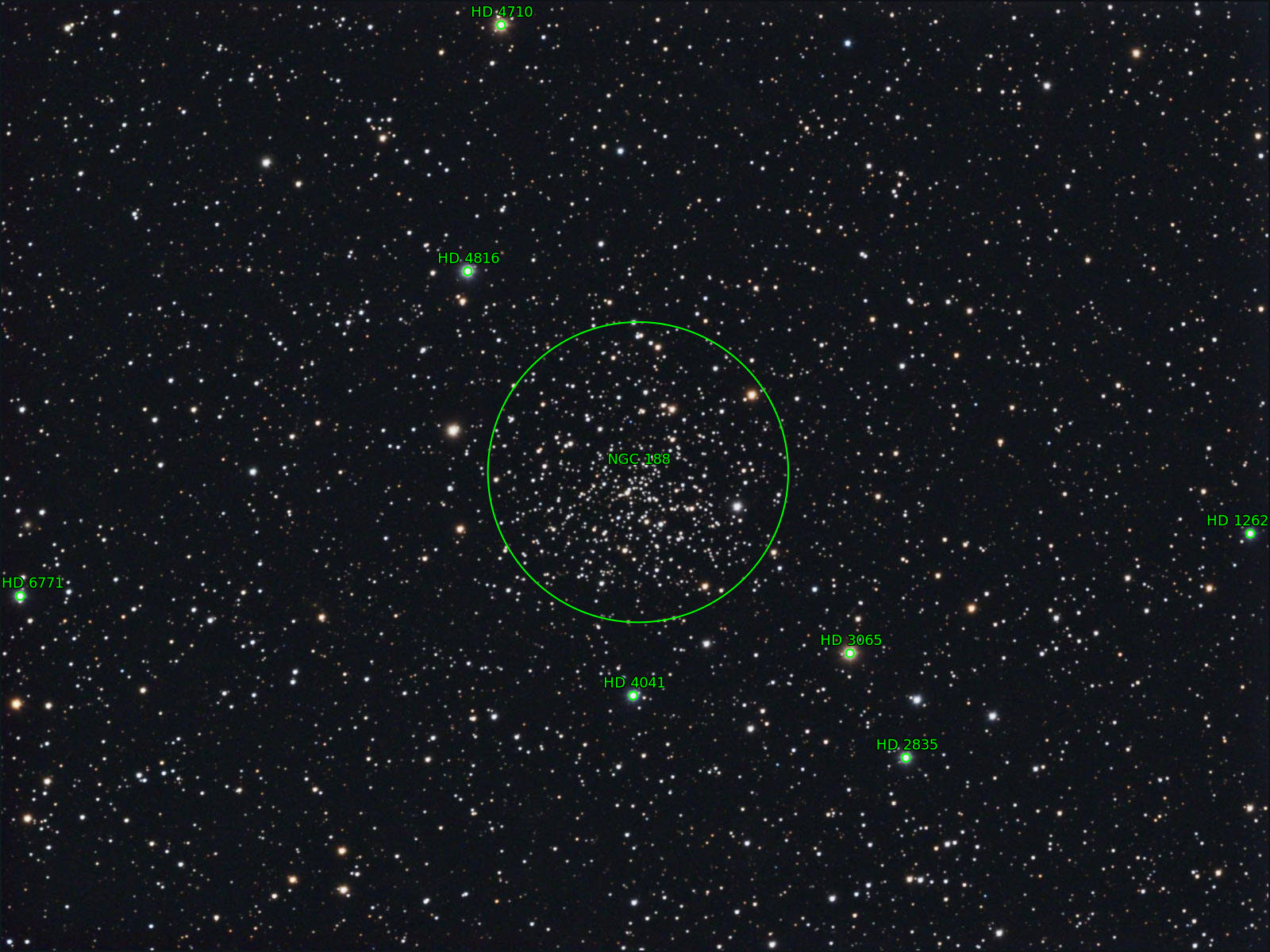 Sternkarten-Overlay (Astrometry.net)