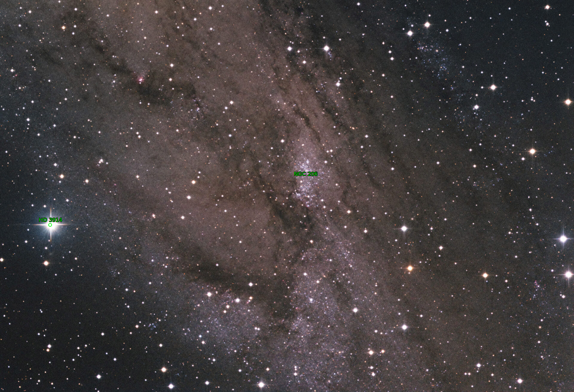 Sternkarten-Overlay (Astrometry.net)