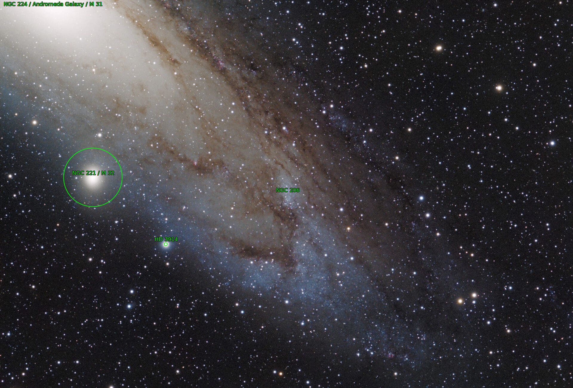 Sternkarten-Overlay (Astrometry.net)