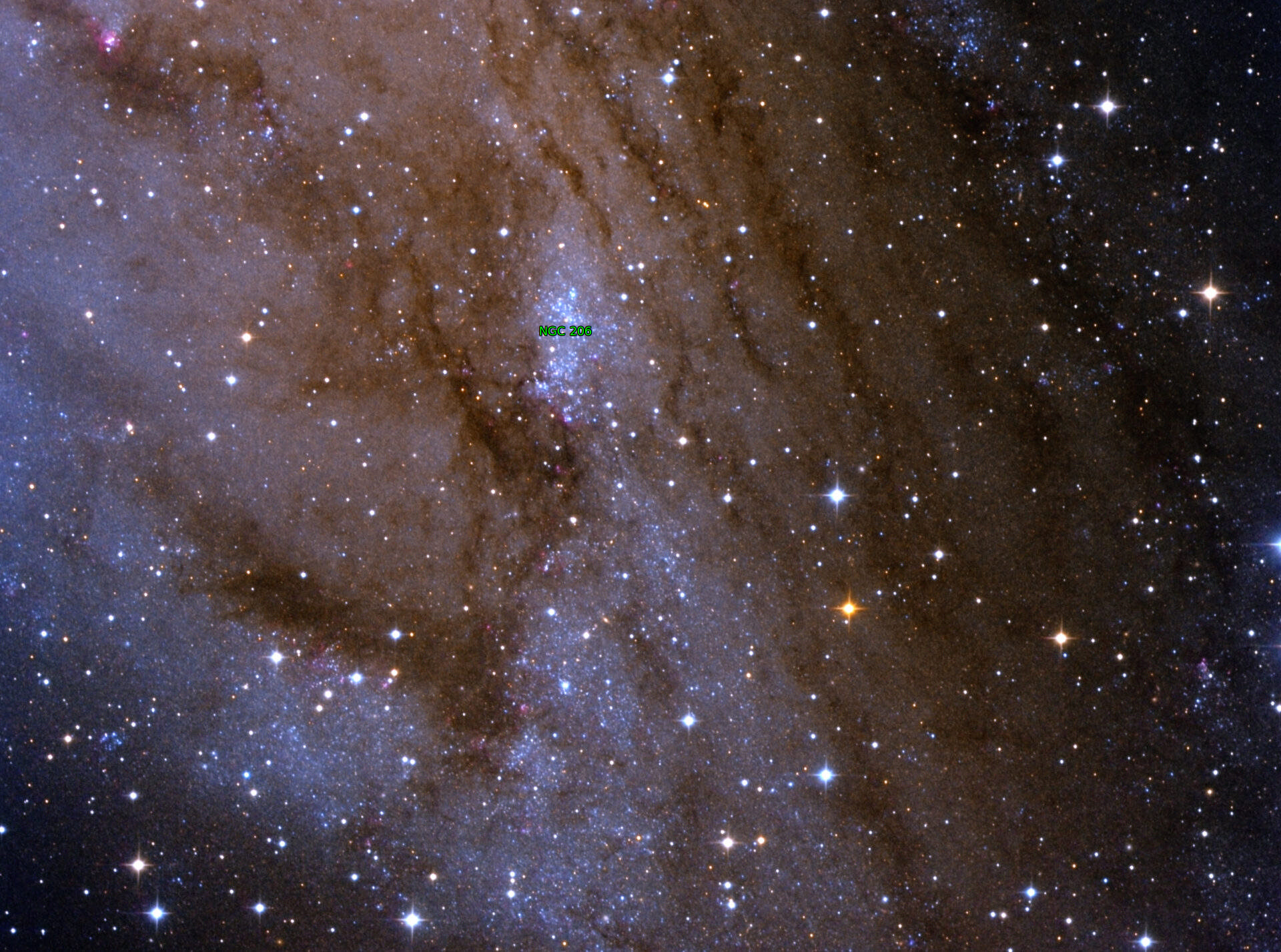 Sternkarten-Overlay (Astrometry.net)