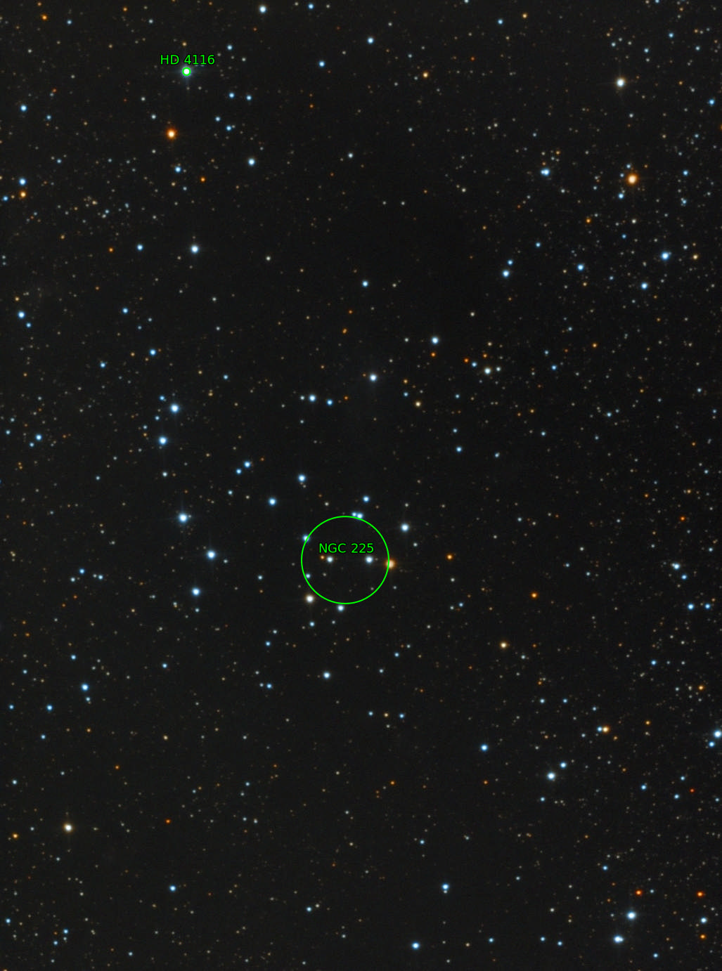 Sternkarten-Overlay (Astrometry.net)