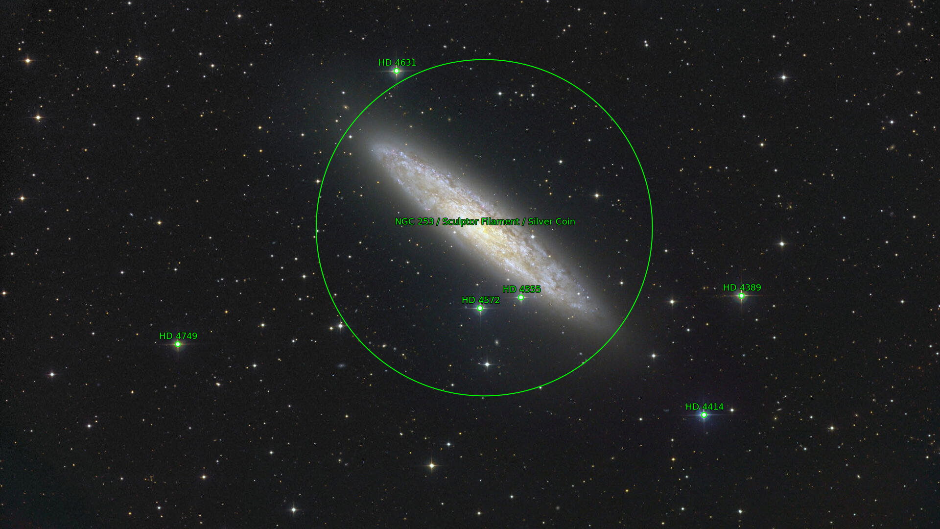 Sternkarten-Overlay (Astrometry.net)