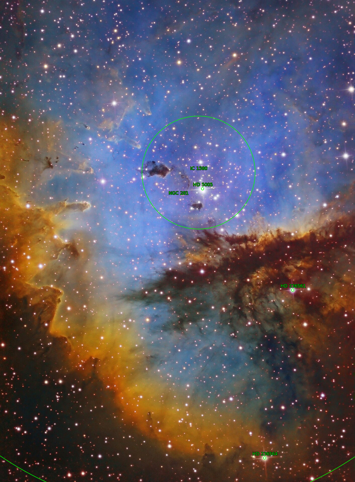 Sternkarten-Overlay (Astrometry.net)