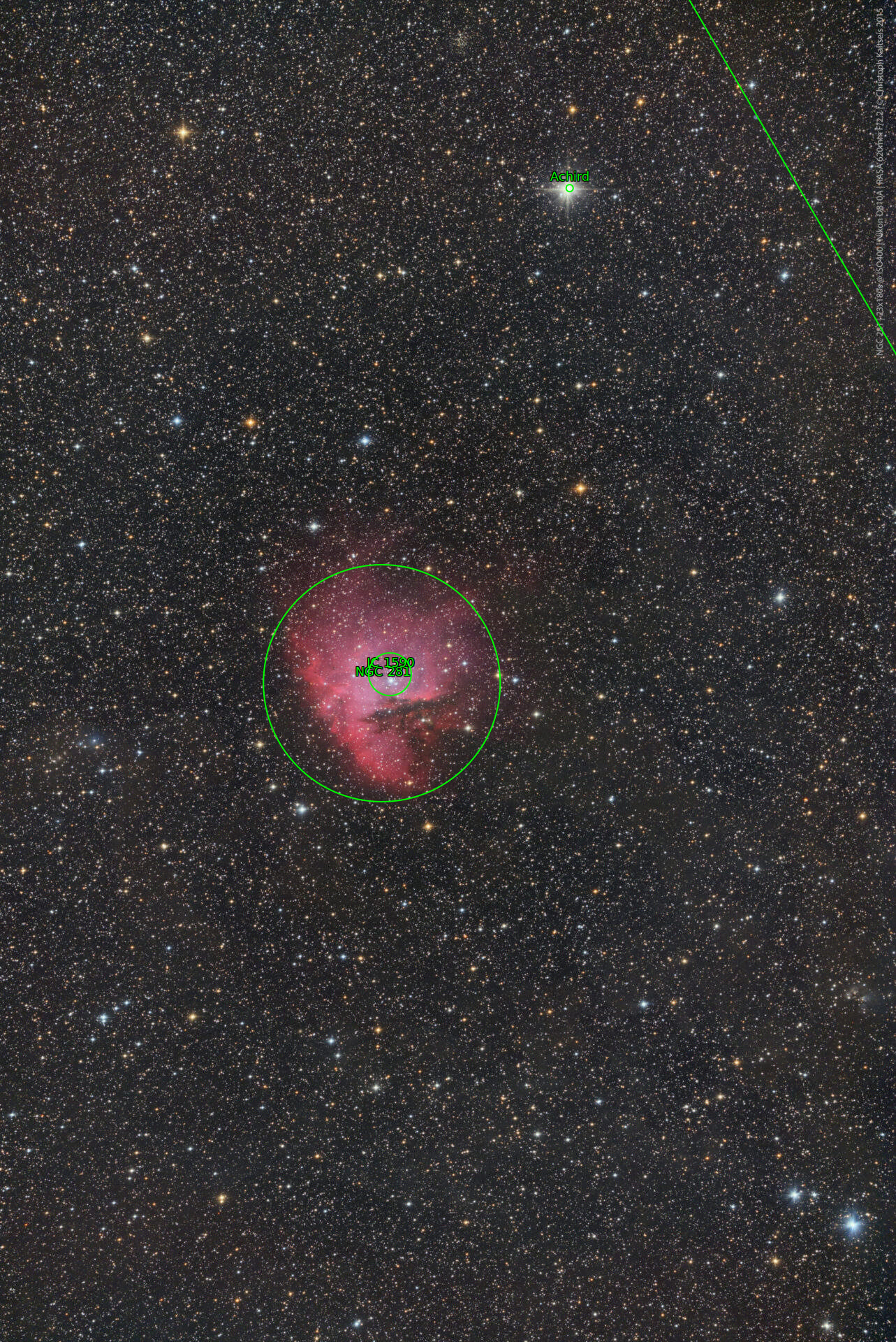 Sternkarten-Overlay (Astrometry.net)