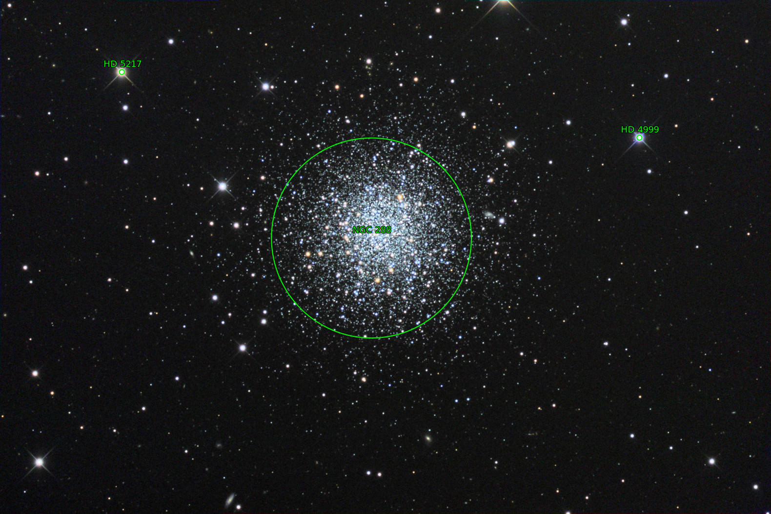 Sternkarten-Overlay (Astrometry.net)