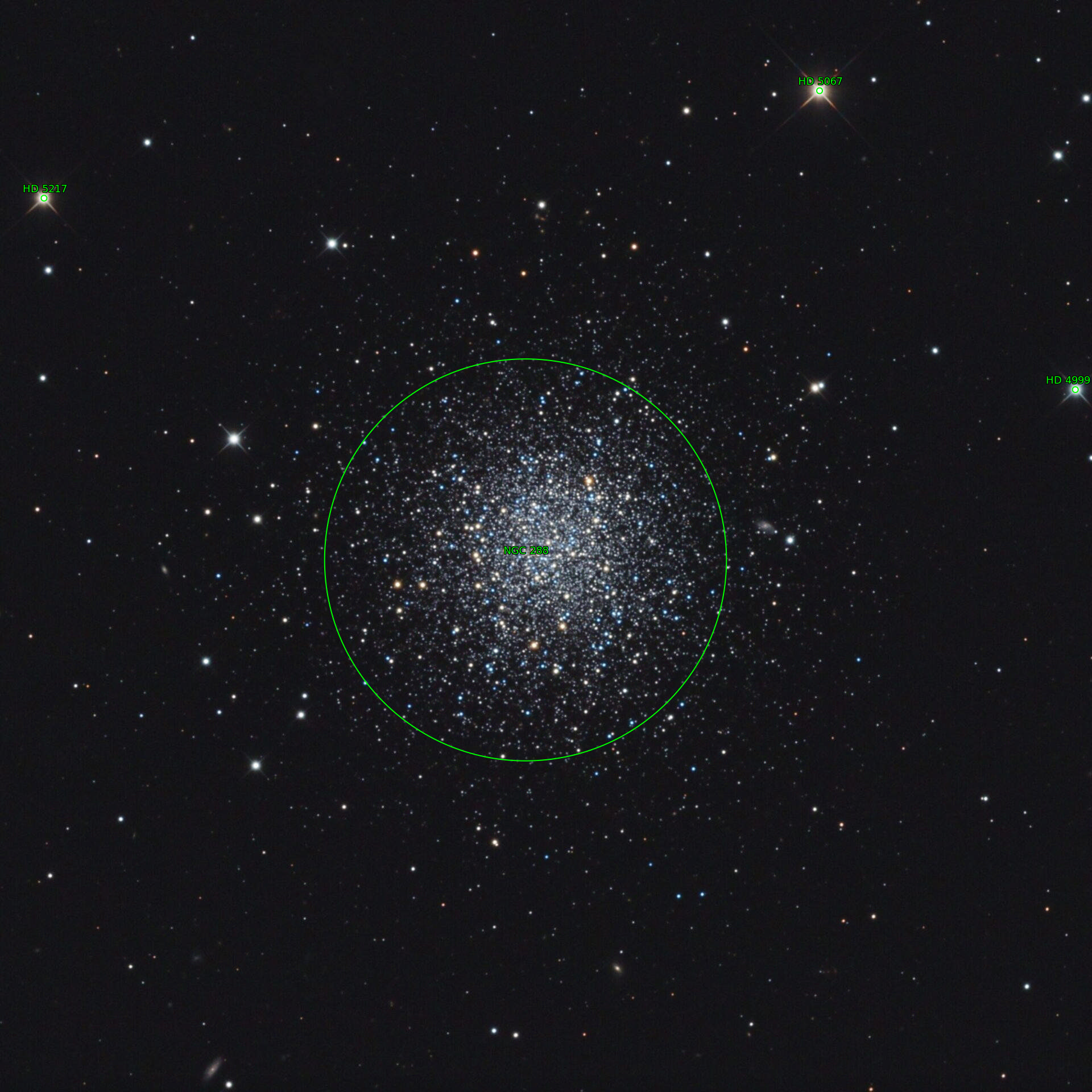 Sternkarten-Overlay (Astrometry.net)