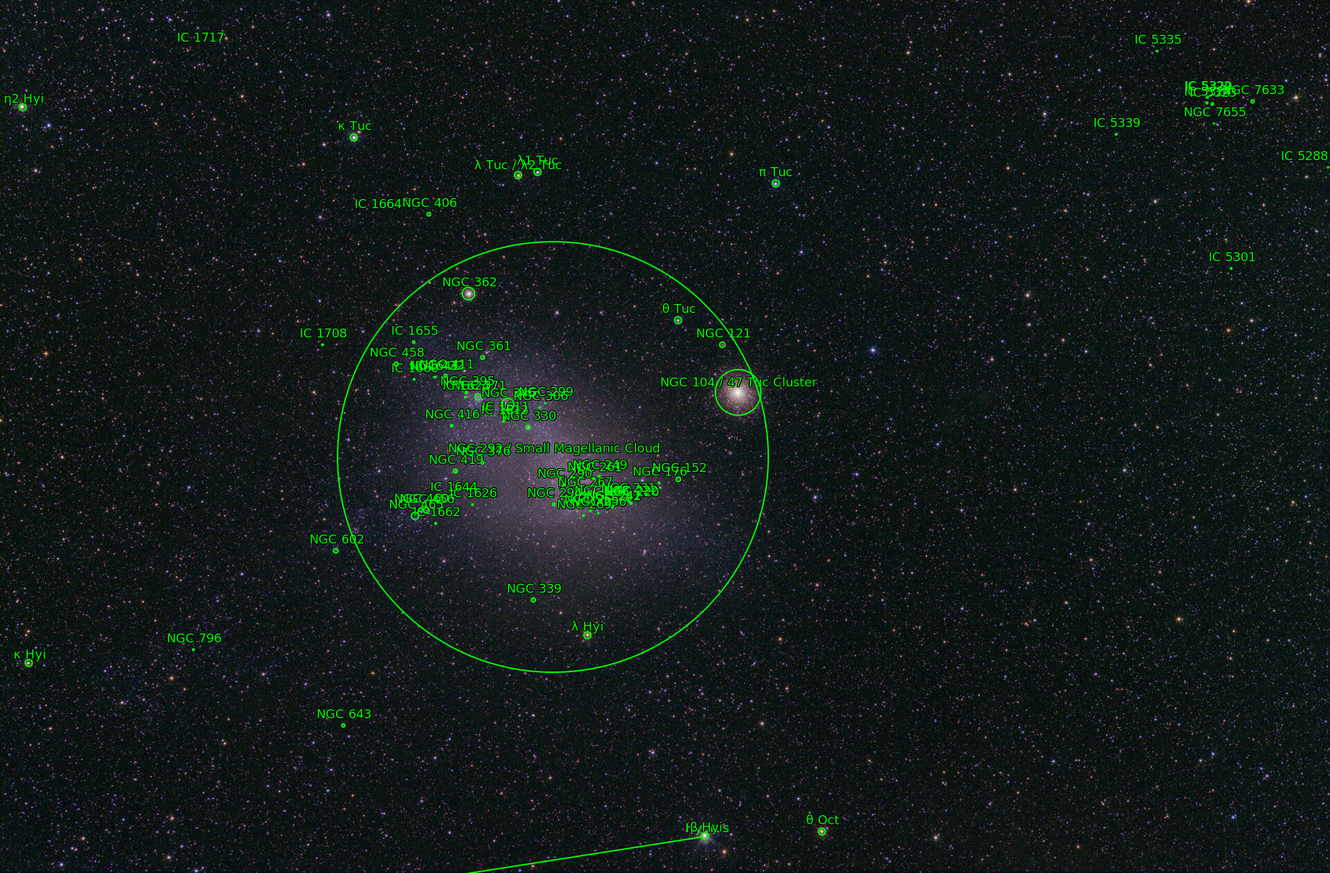 Sternkarten-Overlay (Astrometry.net)