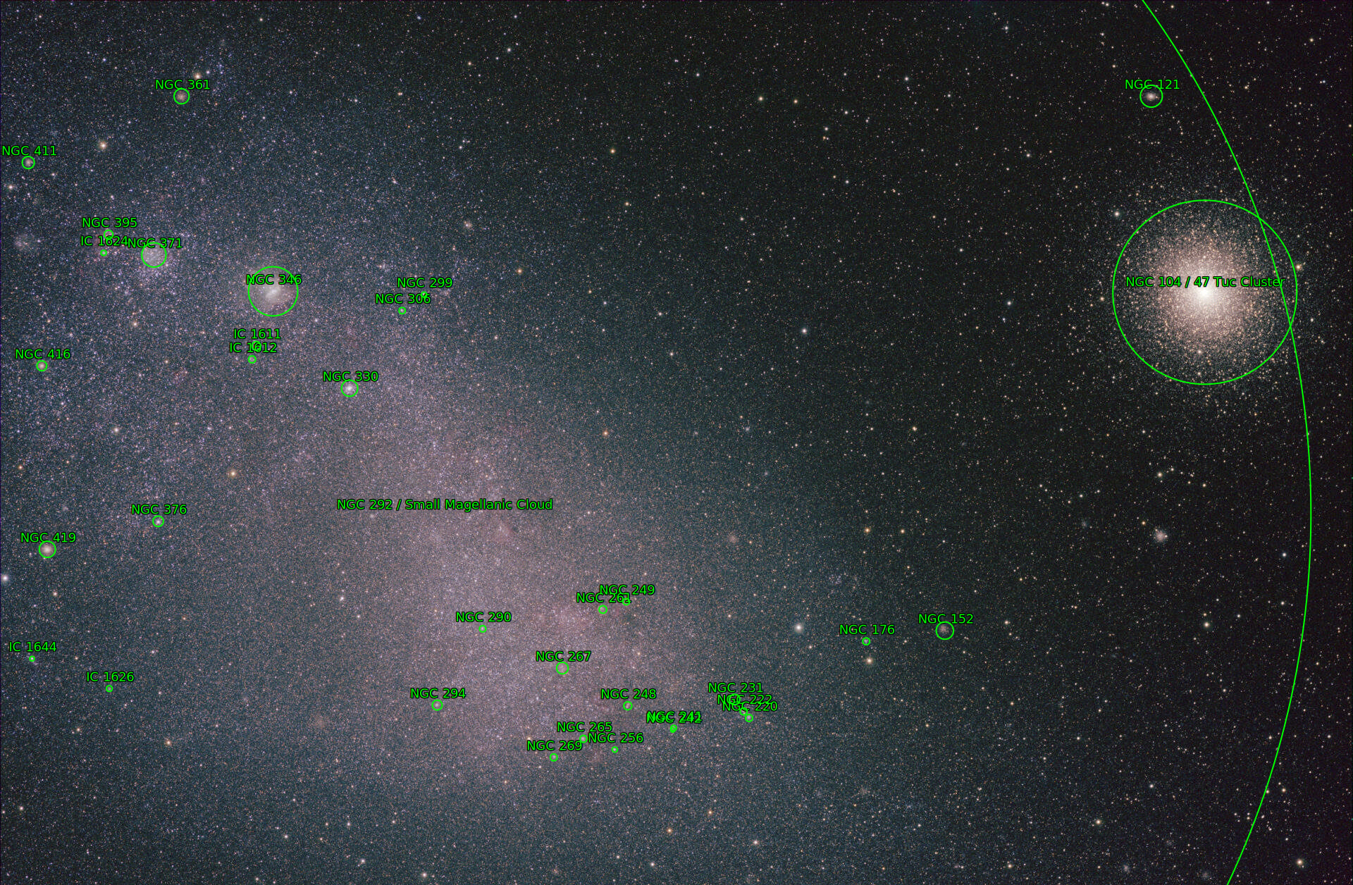 Sternkarten-Overlay (Astrometry.net)