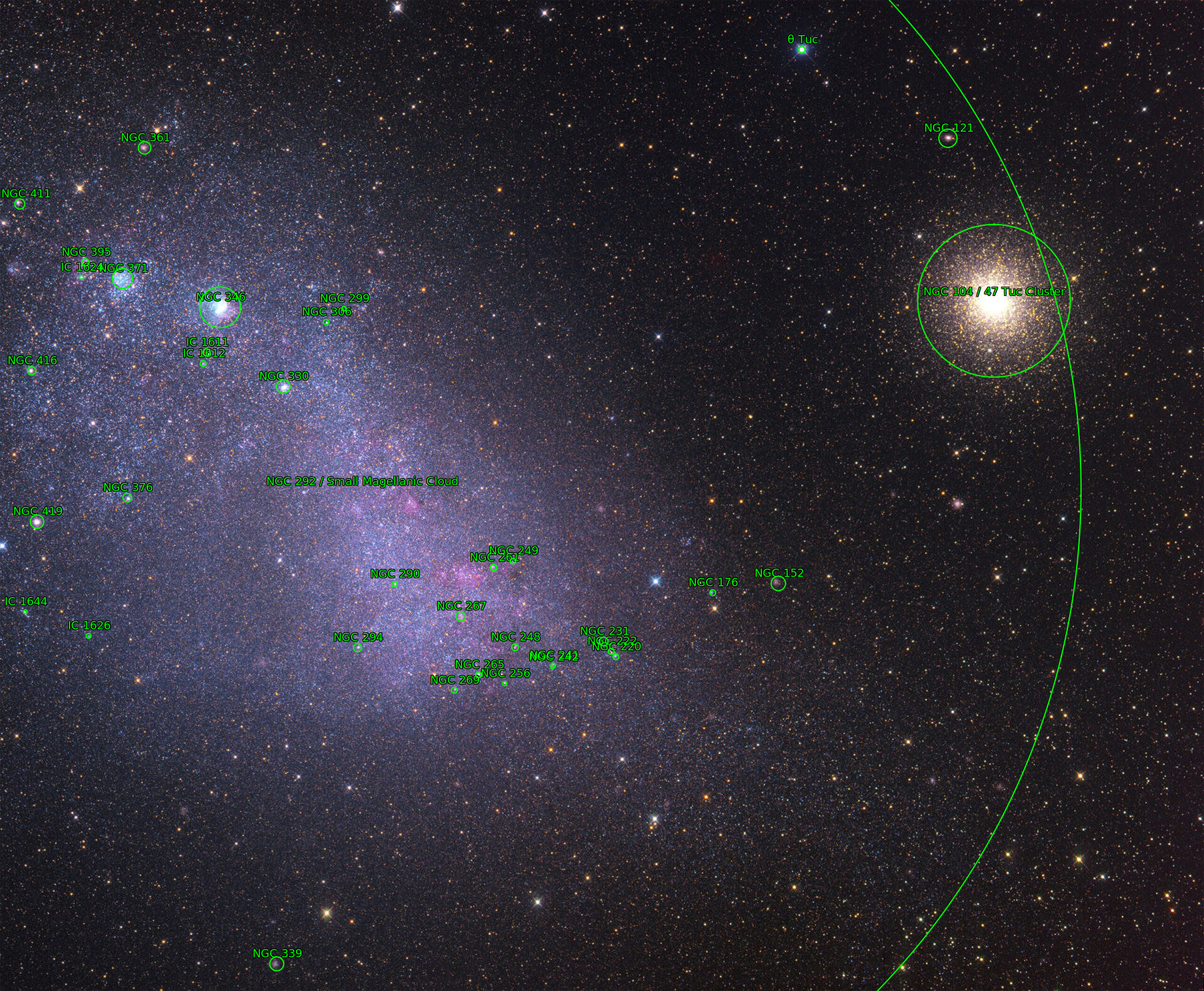 Sternkarten-Overlay (Astrometry.net)