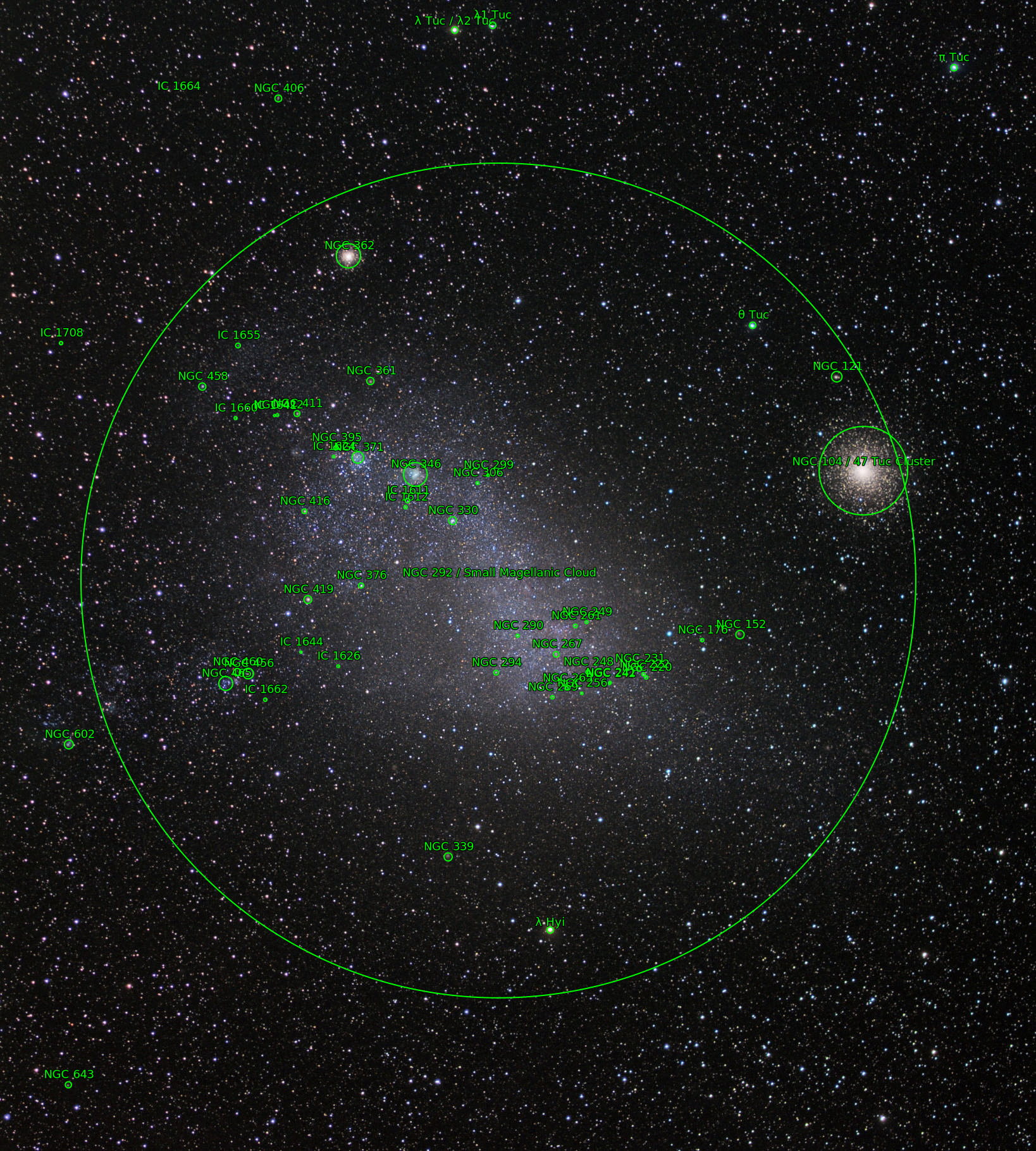 Sternkarten-Overlay (Astrometry.net)