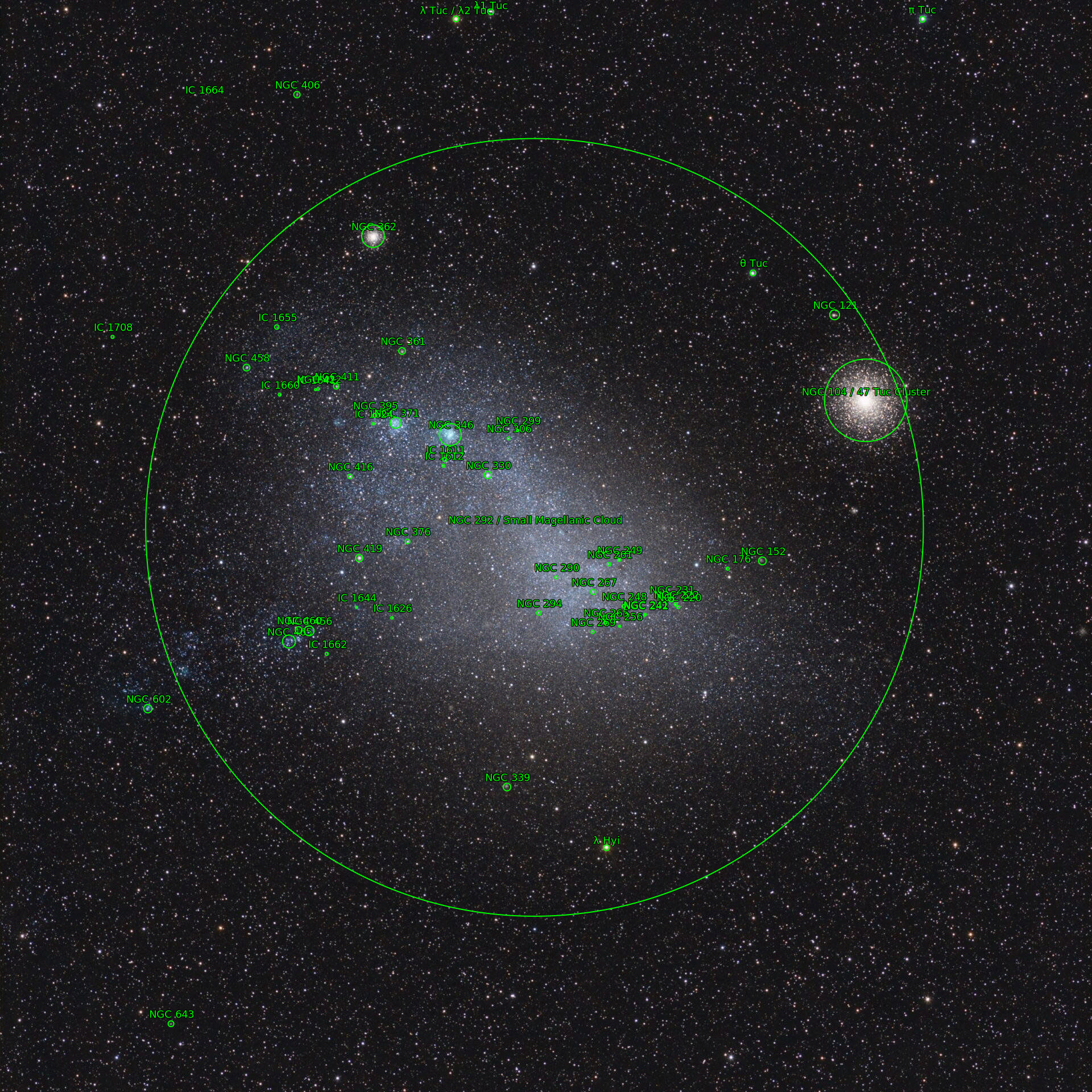 Sternkarten-Overlay (Astrometry.net)