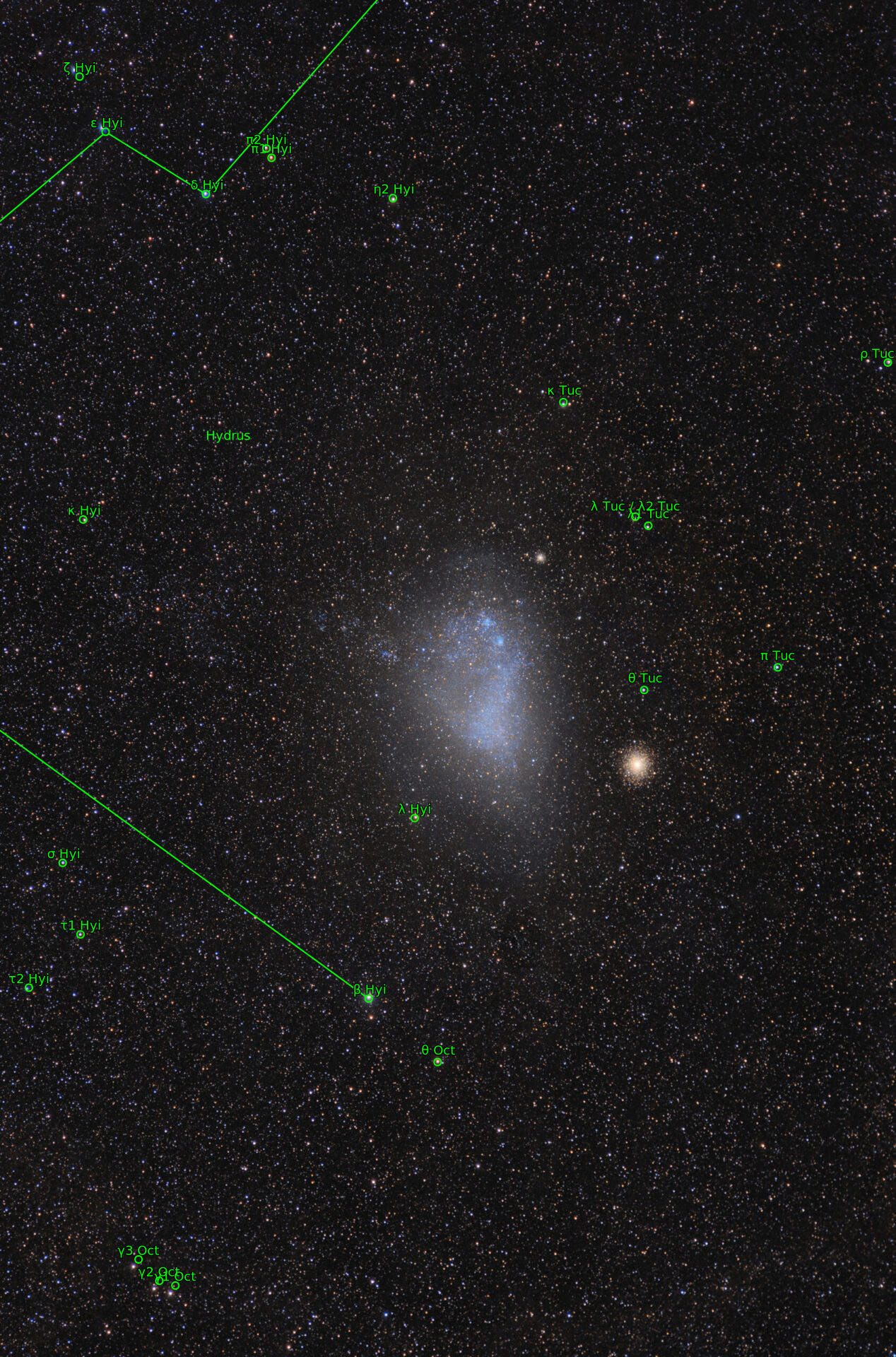 Sternkarten-Overlay (Astrometry.net)