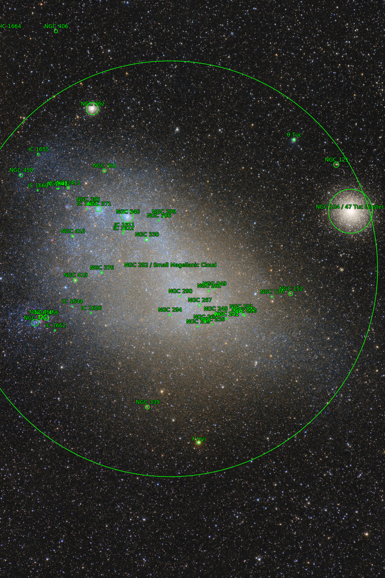 Sternkarten-Overlay (Astrometry.net)