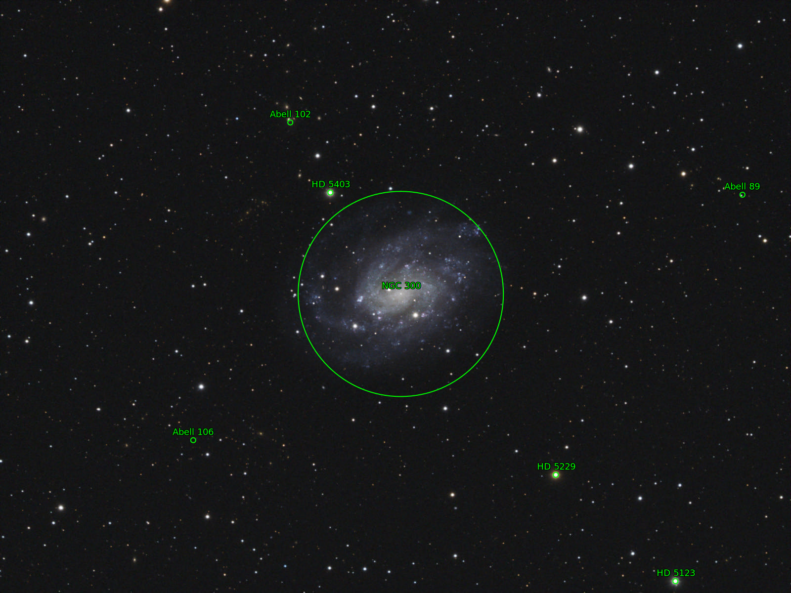Sternkarten-Overlay (Astrometry.net)