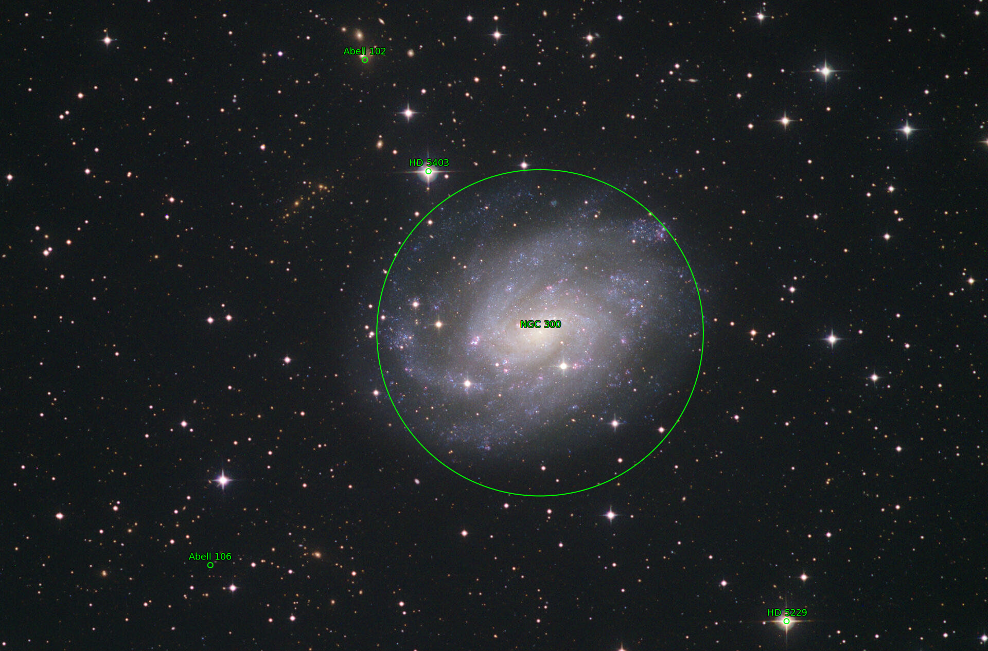 Sternkarten-Overlay (Astrometry.net)