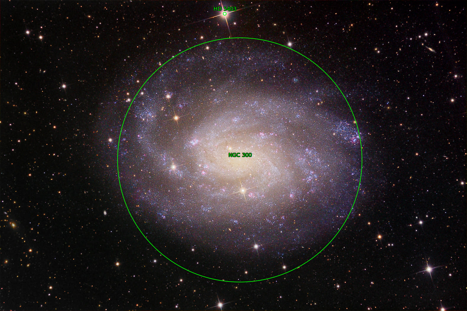 Sternkarten-Overlay (Astrometry.net)