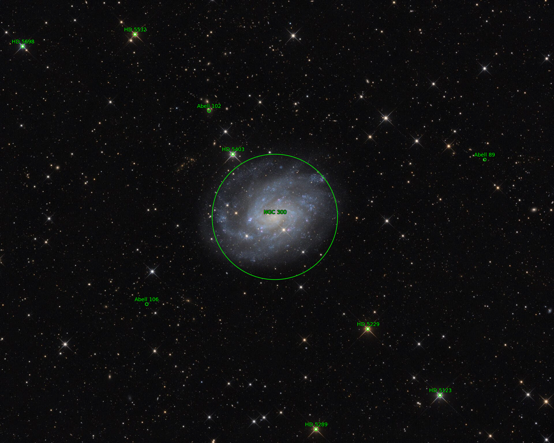 Sternkarten-Overlay (Astrometry.net)