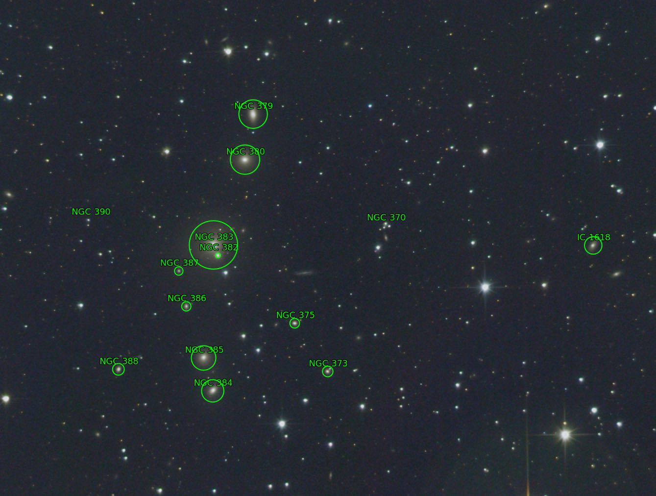 Sternkarten-Overlay (Astrometry.net)