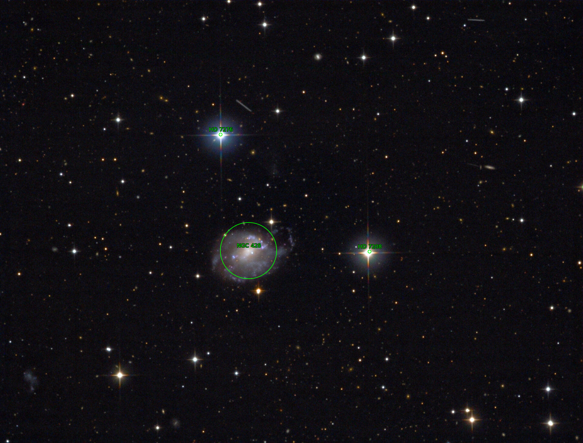 Sternkarten-Overlay (Astrometry.net)