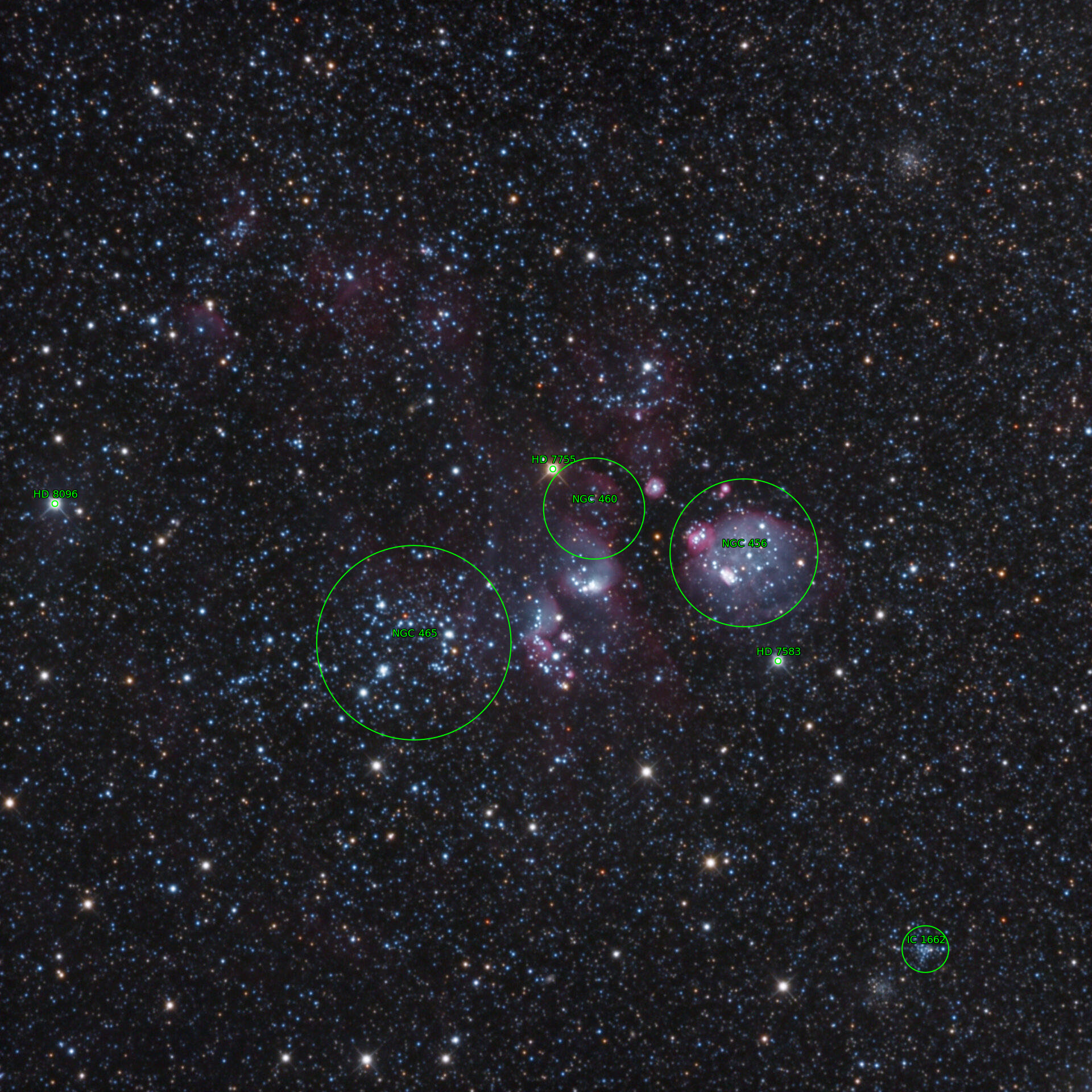 Sternkarten-Overlay (Astrometry.net)