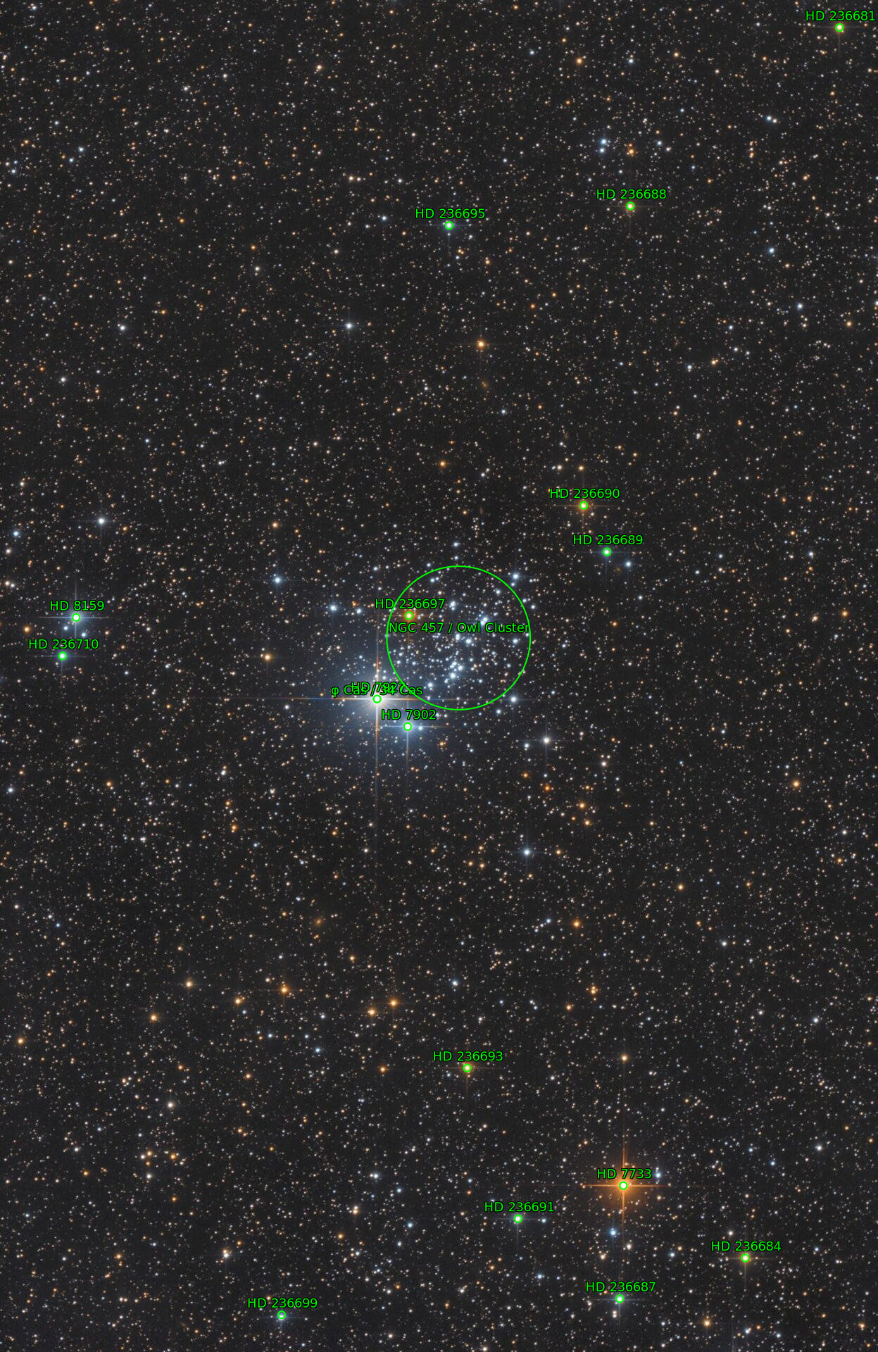Sternkarten-Overlay (Astrometry.net)