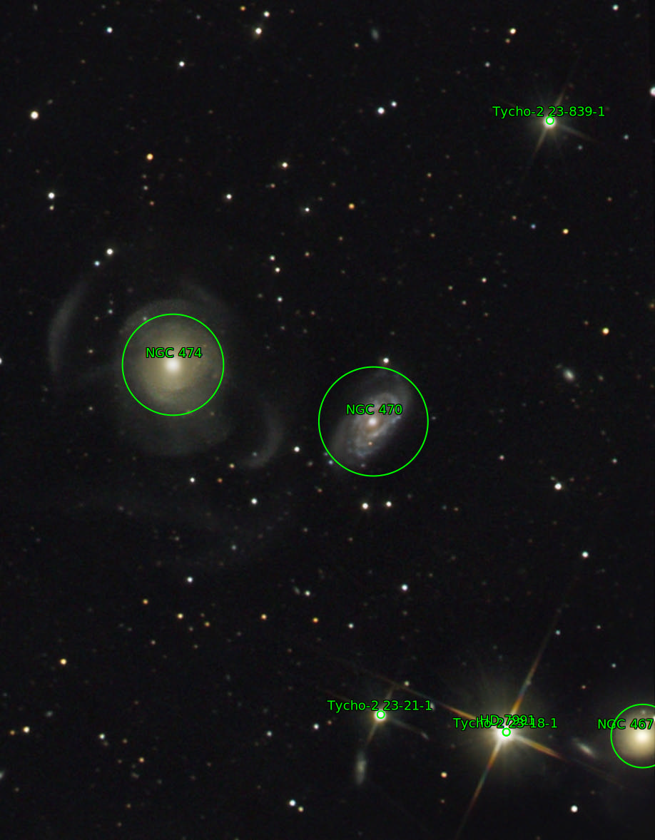 Sternkarten-Overlay (Astrometry.net)