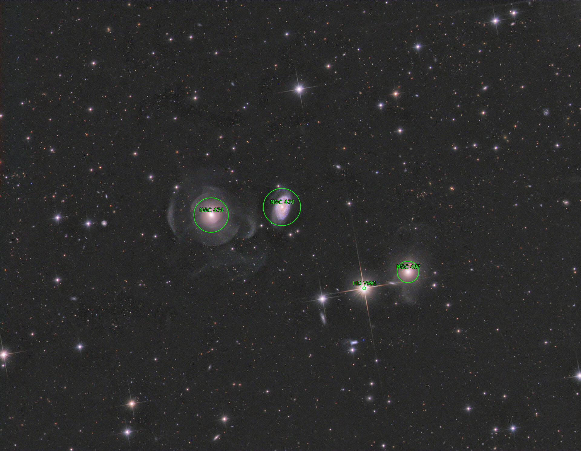 Sternkarten-Overlay (Astrometry.net)
