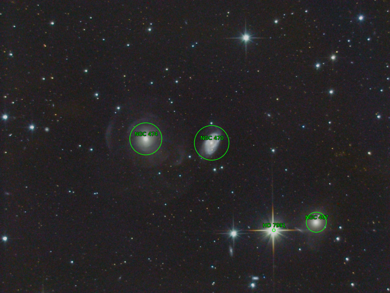 Sternkarten-Overlay (Astrometry.net)