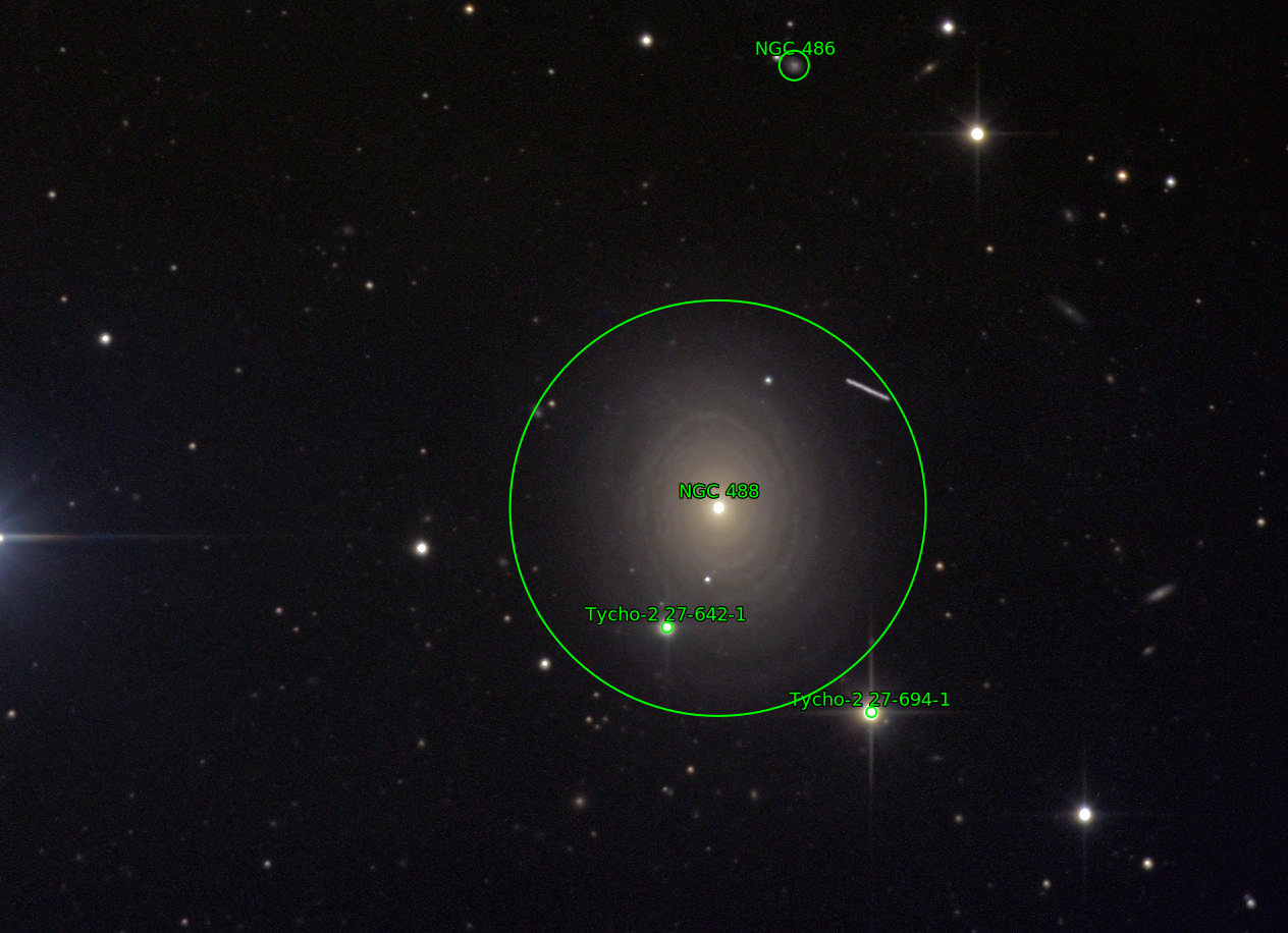 Sternkarten-Overlay (Astrometry.net)