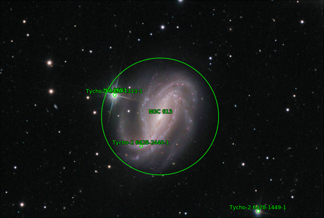 Sternkarten-Overlay (Astrometry.net)