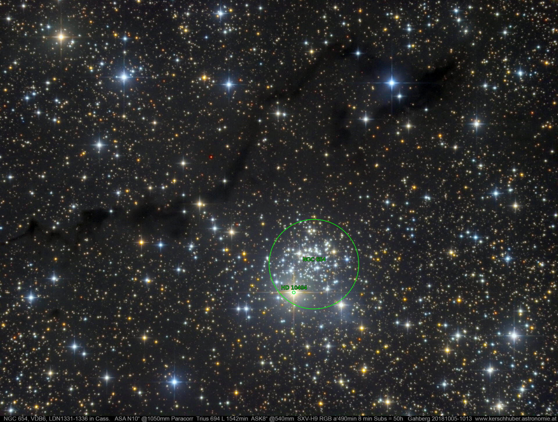 Sternkarten-Overlay (Astrometry.net)
