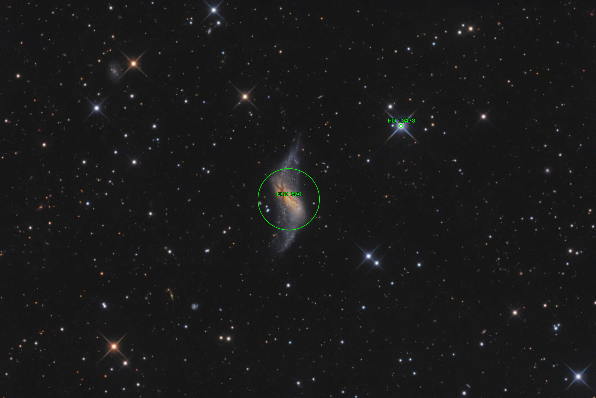 Sternkarten-Overlay (Astrometry.net)
