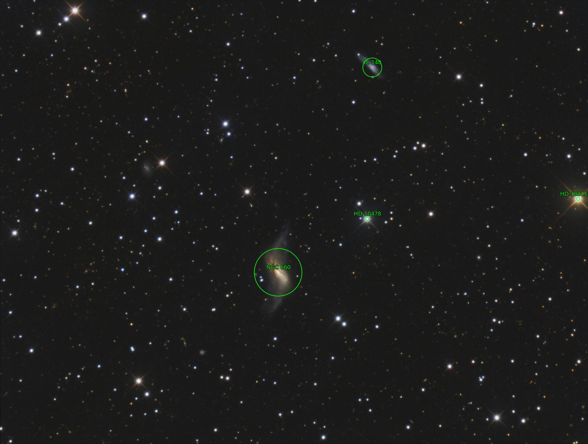 Sternkarten-Overlay (Astrometry.net)