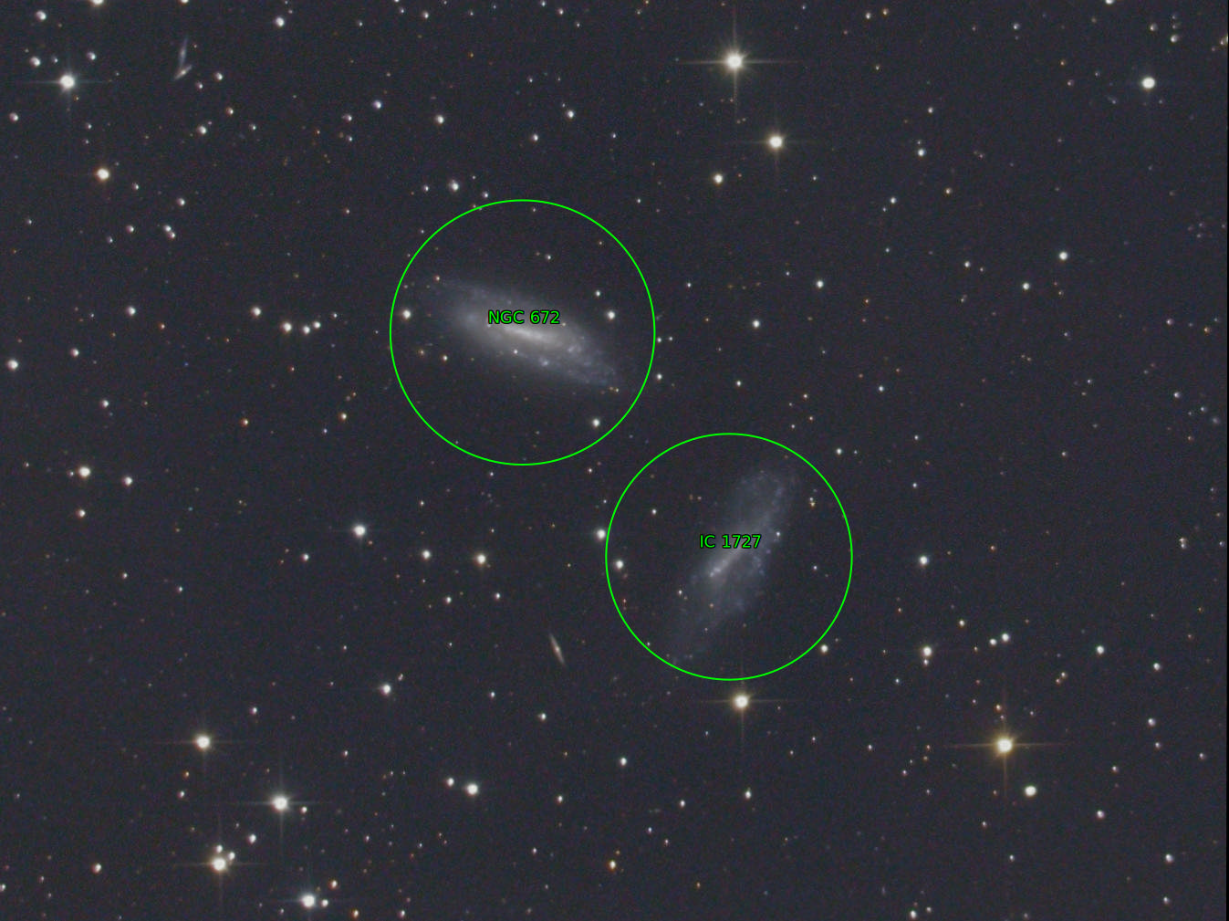 Sternkarten-Overlay (Astrometry.net)